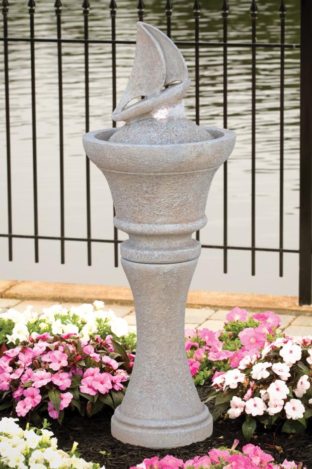 sailboat water fountain